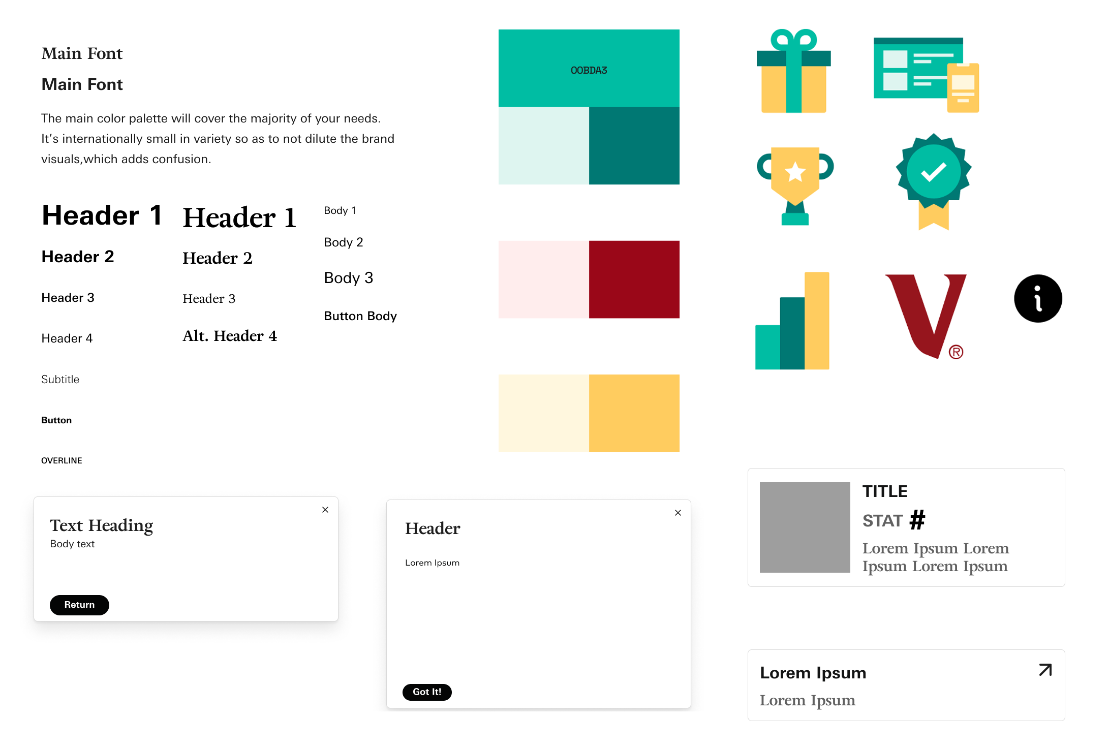 Style guide for the Vanguard Year-in-Review redesign